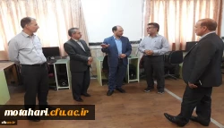 جناب آقای مهندس رضایی سرپرست مرکز هوشمند سازی دانشگاه فرهنگیان کشور و هیات همراه از پردیس ها و مراکز استان بازدید کردند 5