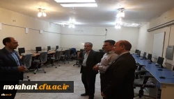 جناب آقای مهندس رضایی سرپرست مرکز هوشمند سازی دانشگاه فرهنگیان کشور و هیات همراه از پردیس ها و مراکز استان بازدید کردند 6