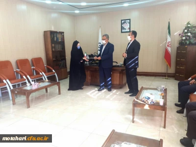 حضور مسئول محترم کانون بسیج اساتید خوی در مرکزآموزش عالی شهید مطهری خوی 