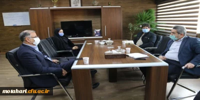 دیدار مدیر امور پردیس های استان آذربایجان غربی با معاون استاندار و فرماندار ویژه شهرستان خوی